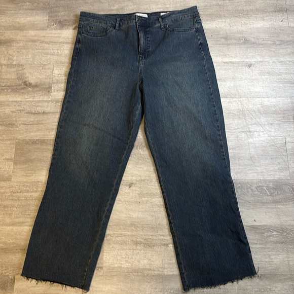 Social Standard by Sanctuary High Rise Crop Straight Sz 16 - Picture 1 of 9